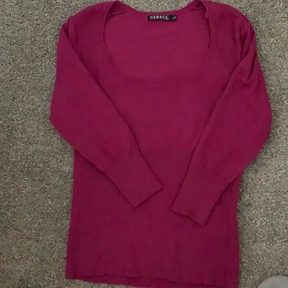 Dark fuschia sweater